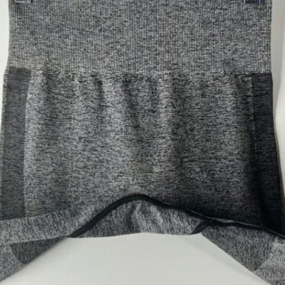 Victoria Secret Pink Seamless Workout Tight Leggings Size XS Pure Black Marl - Picture 4 of 6